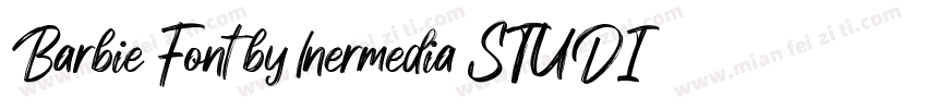 Barbie Font by lnermedia STUDIO字体转换